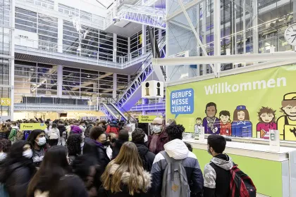 Die Bildungs- und Berufsmessen helfen beim Finden einer passenden Aus- oder Weiterbildung. Foto: MCH Group
